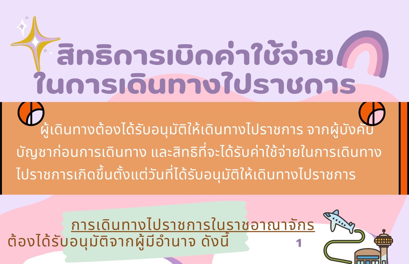 การเดินทางไปราชการ